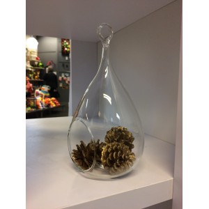 Vase suspendu en verre transparent – GLASSBOX