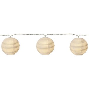 Guirlande lumineuse boules en papier 3,10 m