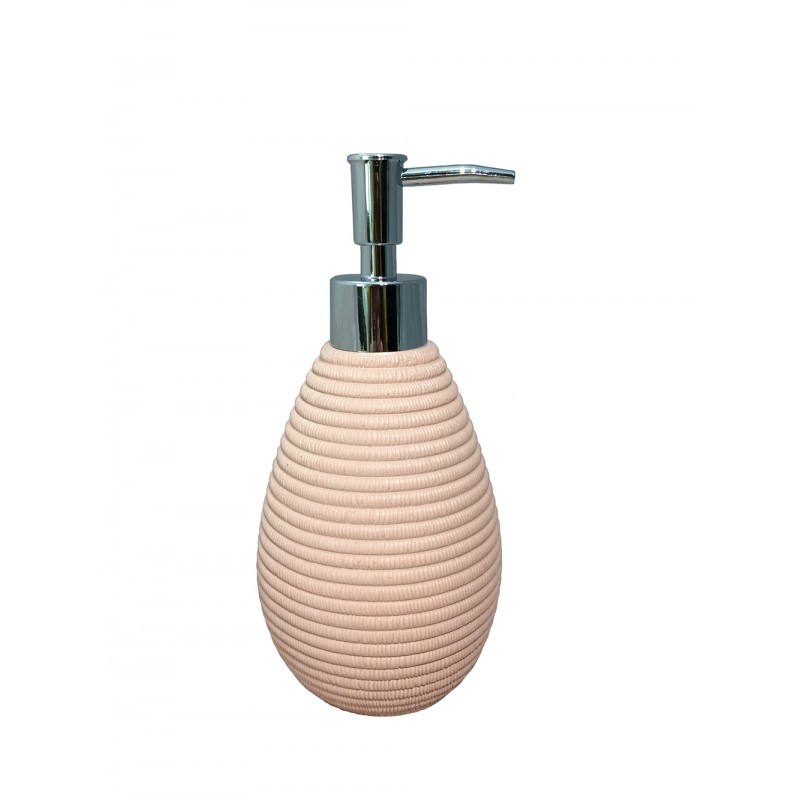 Set 3 accessoires salle de bain rose - SARA