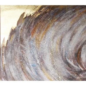 Tableau peinture femme cheveux au vent 120 x 90 cm - WEELNESS