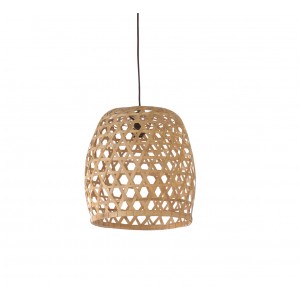 Suspension en bambou tressé  - Luminaire design scandinave bohème chic  - Luz /M