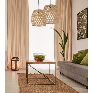 Suspension en bambou style bord de mer Ø 50 cm - LUZ L