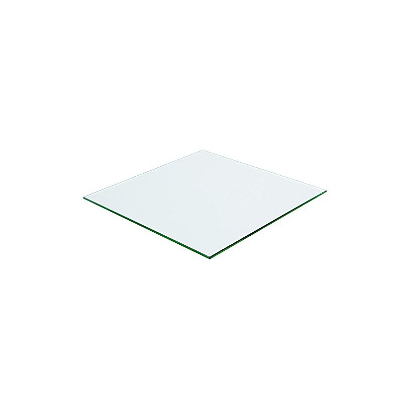 Plateau carré 70x70 en verre trempé transparent - dessus de table résistant - Pour table & table basse