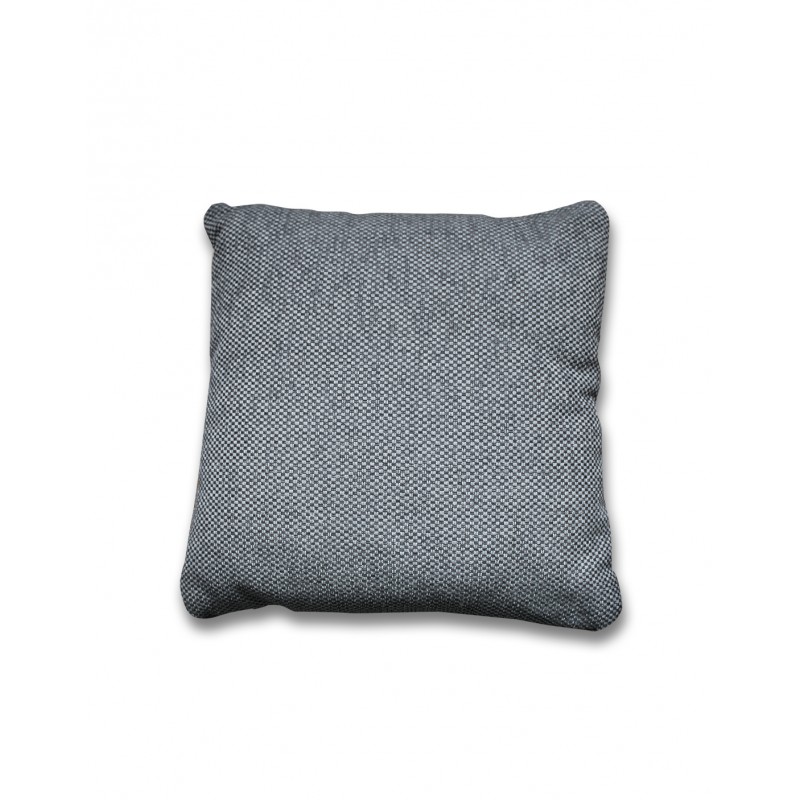 Coussin 40 x 40 cm tissu gris foncé - décoration moderne intemporelle - DORA