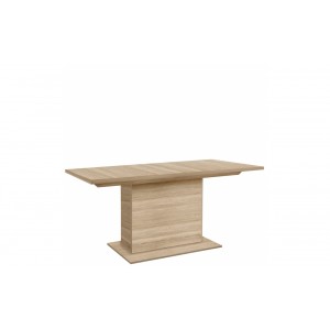 Table rectangulaire extensible 160/200 cm décor bois chêne clair - PALMA