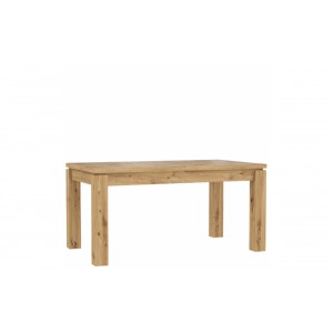 Table de repas rectangulaire 160/207 cm extensible bois clair - ALIA