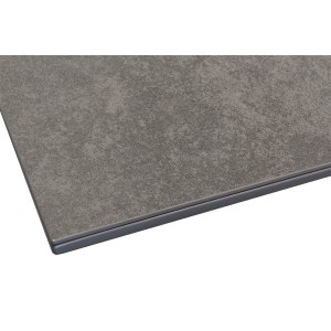 Table extensible 180 à 230 cm gris anthracite en céramique - ONYX
