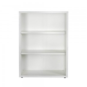 Petite bibliothèque 3 niches blanc - Hauteur 112 cm - Collection REVERSO