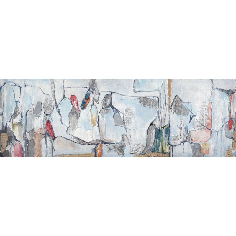 Tableau peinture originale 150 x 50 cm style Abstrait - News