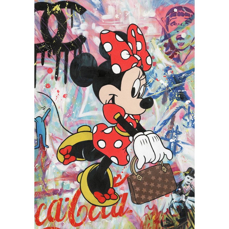 Tableau pop art Minnie