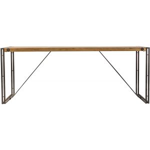 Table fixe bois & acacia 120 x 80 - WORKSHOP