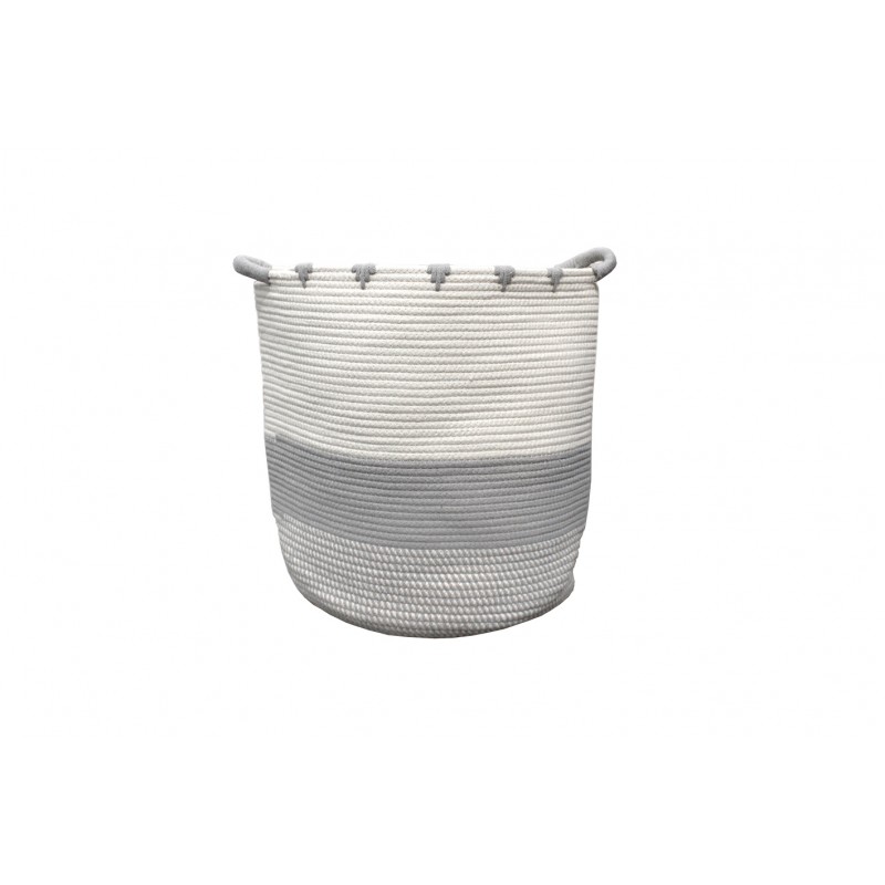 VORHOT Lot de 4 Panier Rangement en Corde Coton Tissé, Panier