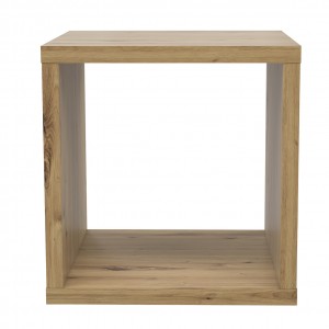 Etagère cube 1 casier décor bois rustique texturé - CLASSICO