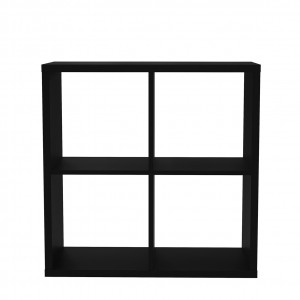 Etagère cube 4 casiers noir mat - CLASSICO