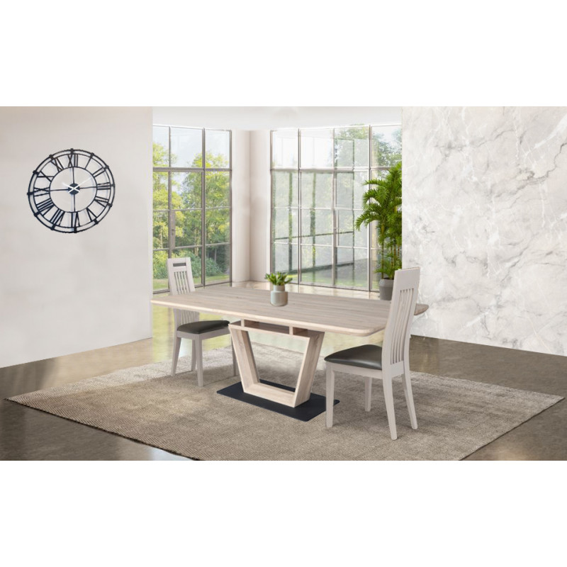 Table de repas extensible 160 à 200 cm rectangulaire - LUCCIA