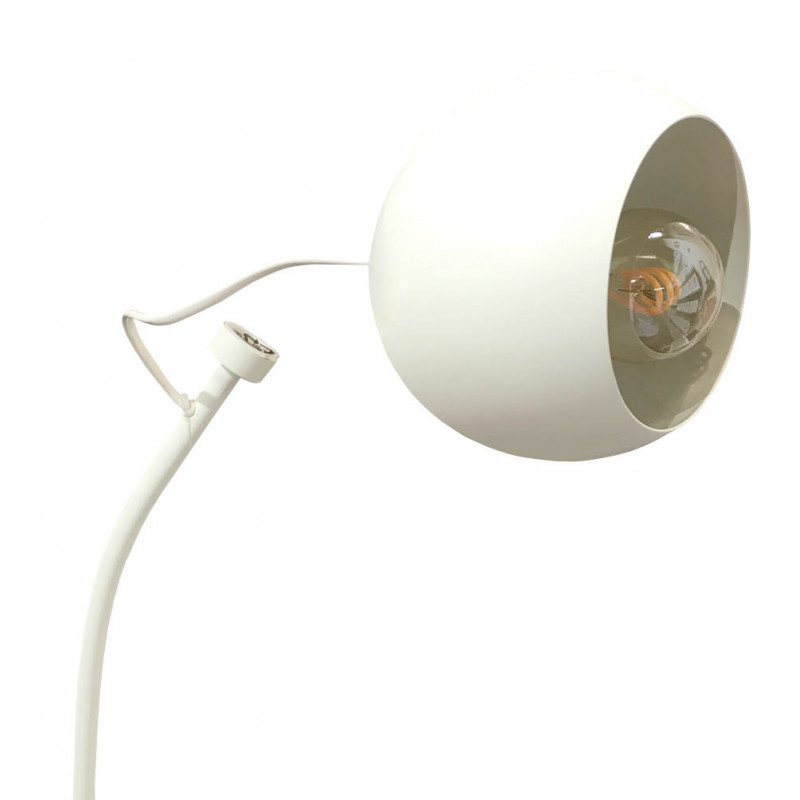 Lampadaire en métal blanc - PIXAR 8488