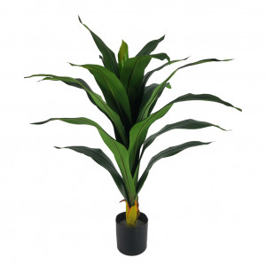 Yucca plante tropicale artificielle avec longues feuilles Hauteur +/- 80 cm - YUKO