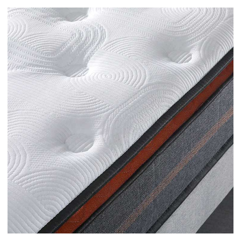 Matelas 160 x 200 cm ressorts 7 zones gel mémoire de forme - SOFT GEL