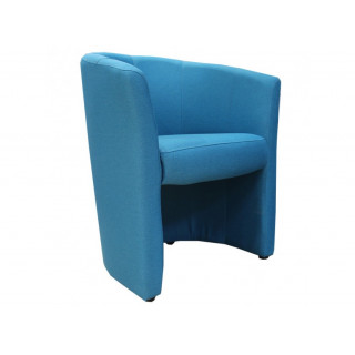 Fauteuil Cabriolet Tissu bleu lagon - CABRI