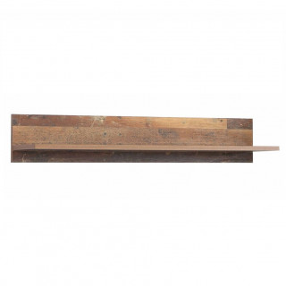 Etagère murale en panneaux de particules avec revêtement effet bois - BUCK