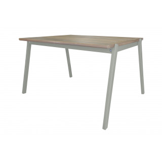 Petite table de jardin pour enfant en bois d'acacia et pieds inclinés vert clair - CHARLOTTE 3385