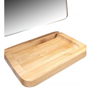 Miroir amovible rectangulaire à poser support bois - NEIGE 2843