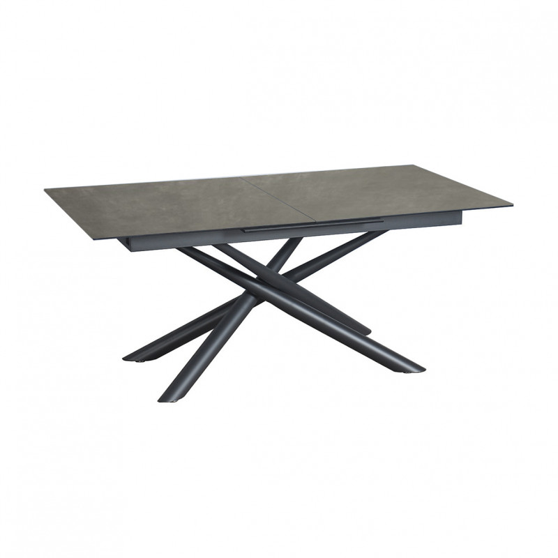 Table de repas extensible 160 à 200 cm plateau céramique - SPLENDIDE