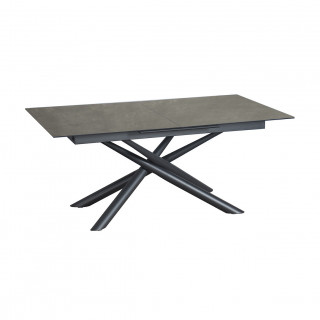 Table de repas extensible 160 à 200 cm plateau céramique - SPLENDIDE
