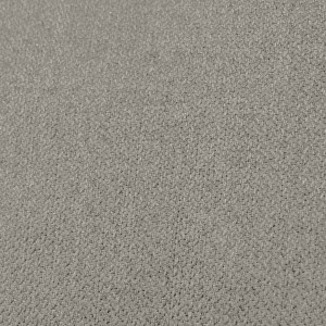 Banquette lit clic clac 130x190 cm avec housse en tissu gris clair matelas épaisseur 13 cm et 2 coussins déco - EBRO