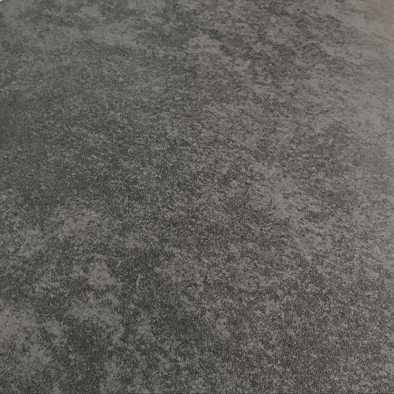 Meuble TV gris anthracite en céramique pieds métal 3 tiroirs - CERAMIK