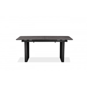Table extensible 176/216 cm plateau céramique gris anthracite - VERONA