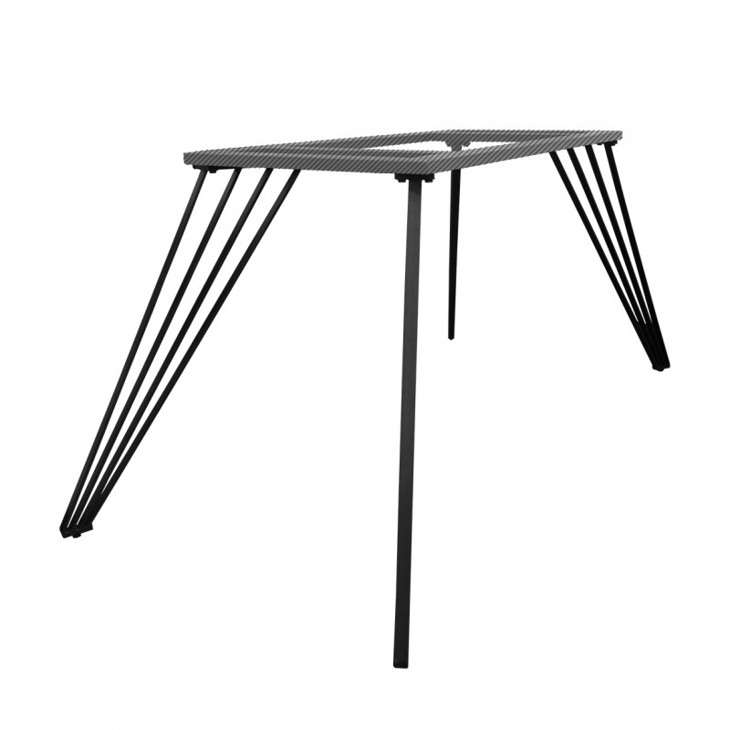 Pince de table, Noir, Métal, 135 à 250 x 100 CM, Décoration de table, mise en