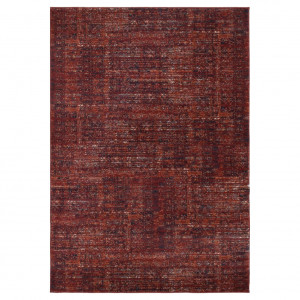 Tapis à mèches courtes moucheté rouge 120 x 170 cm - KOOKI 1375