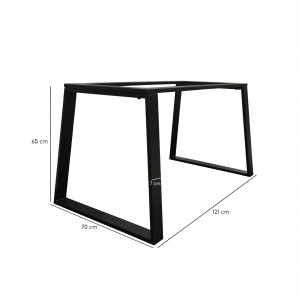 Table extensible 160/240 cm céramique blanc pieds luge - OREGON 02
