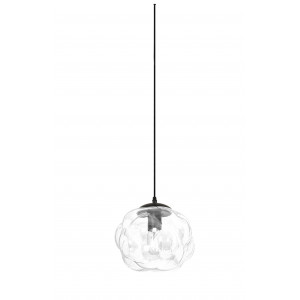 Lampe suspendue verre transparent dans le style d'une bulle – BUBBLE