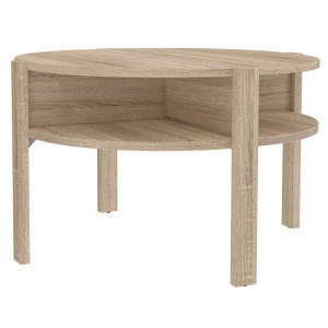 Table d'appoint 45,5 cm x 74,4 cm décor bois chêne sonoma - ROZALY