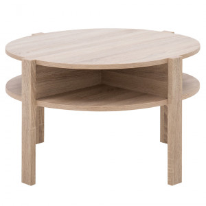 Table d'appoint 45,5 cm x 74,4 cm décor bois chêne sonoma - ROZALY