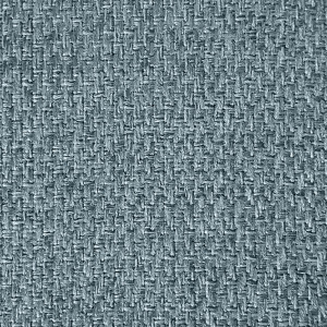 Canapé d'angle droit tissu chiné vert de gris et pieds métal - SCAVO