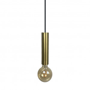 Suspension lumineuse ajustable et cylindrique métal doré - TIGI 4928