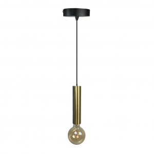 Suspension lumineuse ajustable et cylindrique métal doré - TIGI 4928