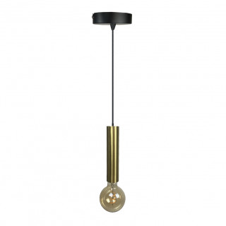 Suspension lumineuse ajustable et cylindrique métal doré - TIGI 4928
