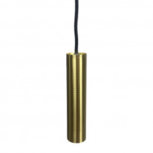 Suspension lumineuse ajustable et cylindrique métal doré - TIGI 4928