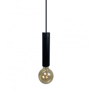 Suspension lumineuse ajustable et cylindrique métal noir - TIGI 4942