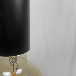 Suspension lumineuse ajustable et cylindrique métal noir - TIGI 4942