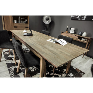 Table de repas extensible en bois d'acacia L.230 cm - KASSIA