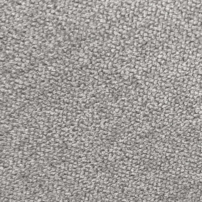 Canapé d'angle droit convertible gris avec piètements métal - RUSSELL