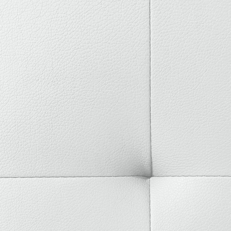 Lit double BLANC 140 x 190 Qualité Premium - PANDORA