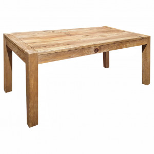 Table de repas L.160 cm rectangulaire en bois - Style montagnard - Collection Chalet