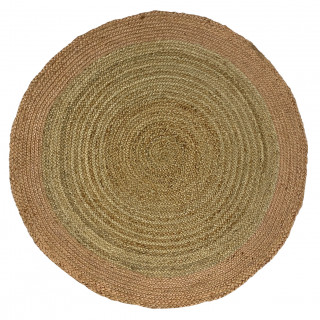 Tapis rond en jute naturelle beige D.120 cm - Line 3184