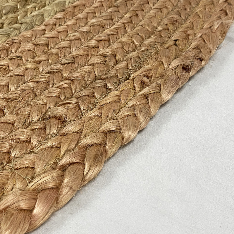 Tapis rond en jute naturelle beige D120 cm - LINE 3184